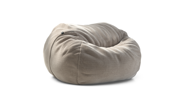 vetsak | Pouf Large - Cord Velour - Platinum