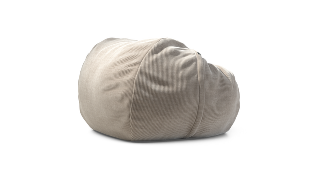 vetsak | Pouf Large - Cord Velour - Platinum