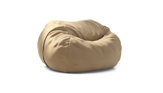 vetsak | Pouf Large - Leather - Beige