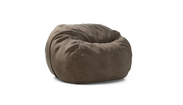 vetsak | Pouf Medium - Leather - Cacao