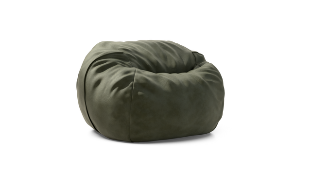 vetsak | Pouf Medium - Leather - Olive