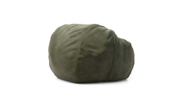 vetsak | Pouf Medium - Leather - Olive