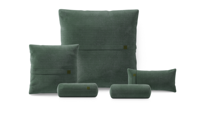 Pillow Set 4 - Cord Velour - Hunter