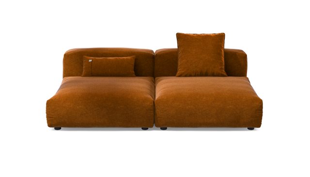 vetsak | Sofa Set 01 Large - Suave - Honey | Modular Sofa | 3.5 Seater