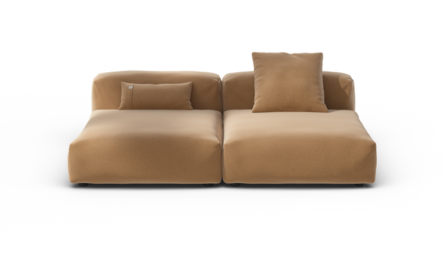 vetsak | Sofa Set 01 Large - Pique - Wheat | Modular Sofa | 3.5 Seater