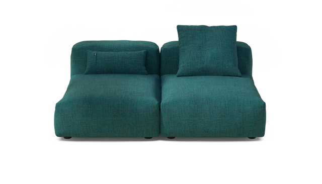vetsak | Sofa Set 01 Medium - Pique - Cedar | Modular Sofa | 2.5 Seater