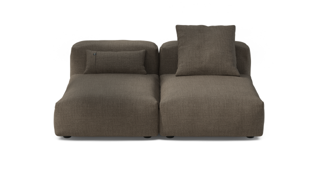 vetsak | Sofa Set 01 Medium - Pique - Taupe | Modular Sofa | 2.5 Seater