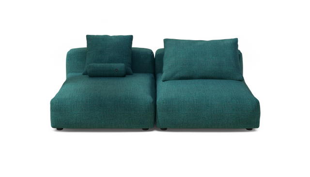 vetsak | Sofa Set 01 XLarge - Pique - Cedar | Modular Sofa | 3.5 Seater