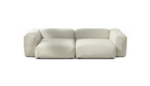 vetsak | Sofa Set 02 Large - Pique - Creme | Modular Sofa | 3.5 Seater | Big Sofa