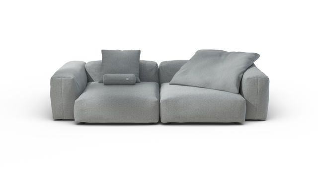 vetsak | Sofa Set 02 Large - Ridge - Limestone | Modular Sofa | 3.5 Seater | Big Sofa