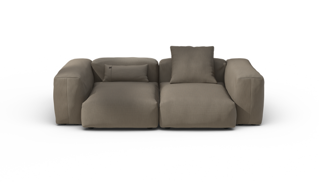 vetsak | Sofa Set 02 Medium - Terrain - Driftwood | Modular Sofa | 2.5 Seater | Big Sofa