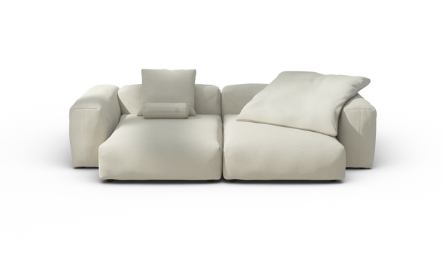 vetsak | Sofa Set 02 XLarge - Breeze - Ecru | Modular Sofa | 3.5 Seater | Big Sofa