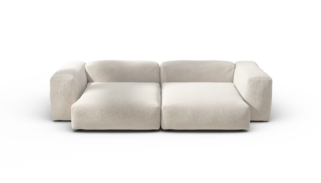 vetsak | Sofa Set 02 XLarge - Nub - Creme | Modular Sofa | 3.5 Seater | Big Sofa