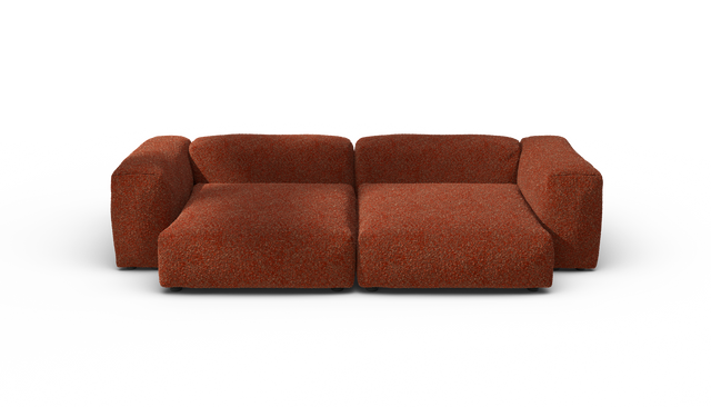 vetsak | Sofa Set 02 XLarge - Nub - Sienna | Modular Sofa | 3.5 Seater | Big Sofa