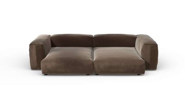 vetsak | Sofa Set 02 XLarge - Suave - Espresso | Modular Sofa | 3.5 Seater | Big Sofa