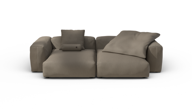 vetsak | Sofa Set 02 XLarge - Terrain - Driftwood | Modular Sofa | 3.5 Seater | Big Sofa