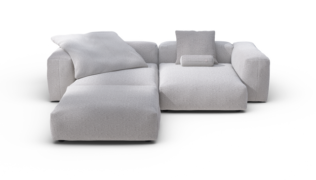 vetsak | Sofa Set 03 - Ridge - Dune | Modular Sofa | 3.5 Seater | Big Sofa | Corner Sofa