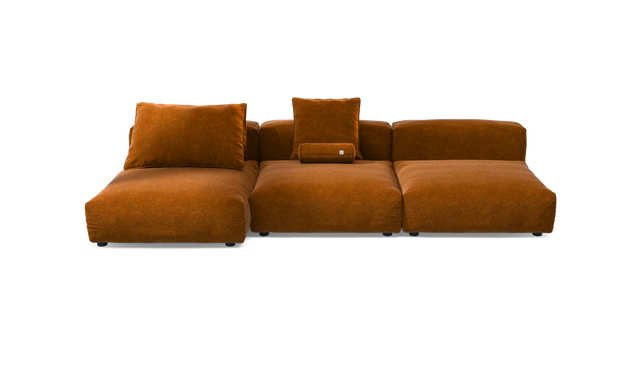 vetsak | Sofa Set 04 - Suave - Honey | Modular Sofa | 5 Seater | Big Sofa