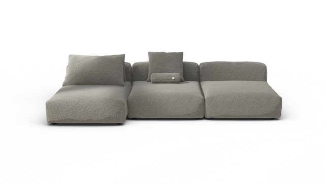 vetsak | Sofa Set 04 - Pebble - Platinum | Modular Sofa | 5 Seater | Big Sofa