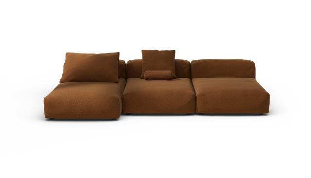 vetsak | Sofa Set 04 - Pebble - Sundried | Modular Sofa | 5 Seater | Big Sofa