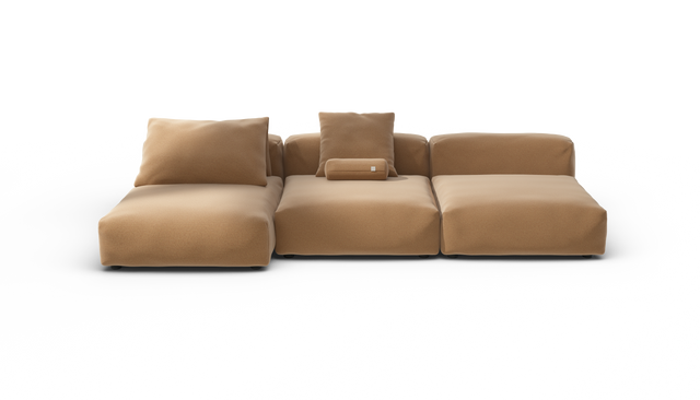 vetsak | Sofa Set 04 - Pique - Wheat | Modular Sofa | 5 Seater | Big Sofa