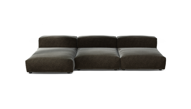 vetsak | Sofa Set 04 - Suave - Anthracite | Modular Sofa | 5 Seater | Big Sofa