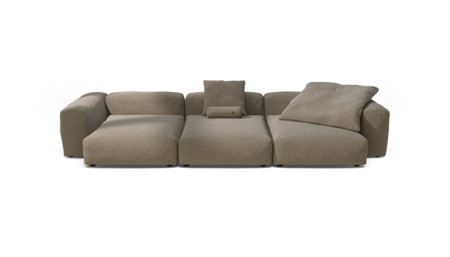 vetsak | Sofa Set 05 - Loop Loop - Taupe | Modular Sofa | 5 Seater | Big Sofa | Corner Sofa