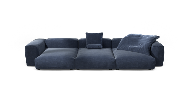 vetsak | Sofa Set 05 - Suave - Navy | Modular Sofa | 5 Seater | Big Sofa | Corner Sofa
