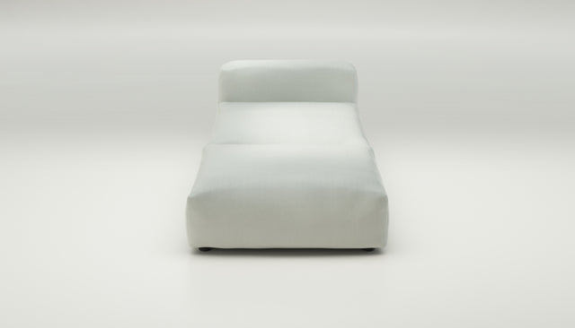 vetsak | Sofa Set 07 - Sun Lounger - Herringbone - Creme | Modular Sofa | 2 Seater | Daybed | Chaiselounge