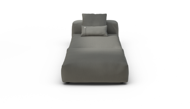 vetsak | Sofa Set 07 - Sun Lounger - Terrain - Flint | Modular Sofa | 2 Seater | Daybed | Chaiselounge