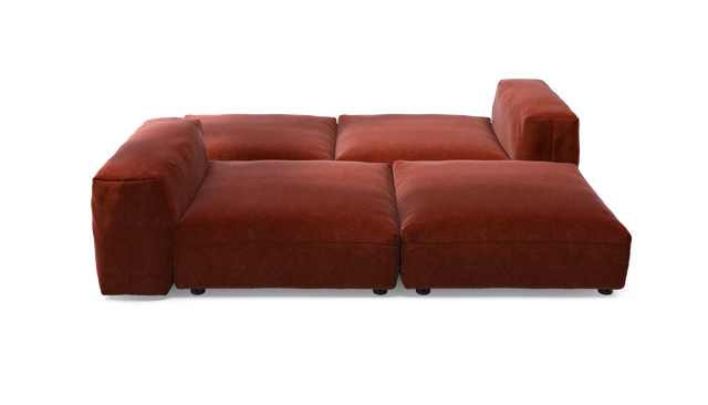 vetsak | Sofa Set 08 - Daybed - Suave - Saffron | Modular Sofa | 6 Seater | Outdoor Island | Double lounger