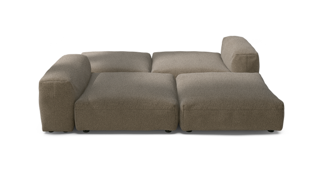 vetsak | Sofa Set 08 - Daybed - Loop Loop - Taupe | Modular Sofa | 6 Seater | Outdoor Island | Double lounger