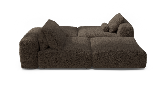 vetsak | Sofa Set 08 - Daybed - Doodle - Cacao | Modular Sofa | 6 Seater | Outdoor Island | Double lounger