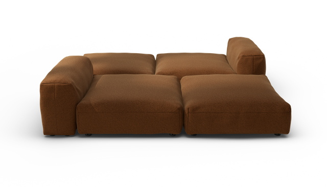 vetsak | Sofa Set 08 - Daybed - Pebble - Sundried | Modular Sofa | 6 Seater | Outdoor Island | Double lounger
