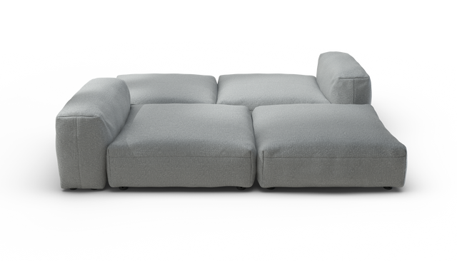 vetsak | Sofa Set 08 - Daybed - Ridge - Limestone | Modular Sofa | 6 Seater | Outdoor Island | Double lounger