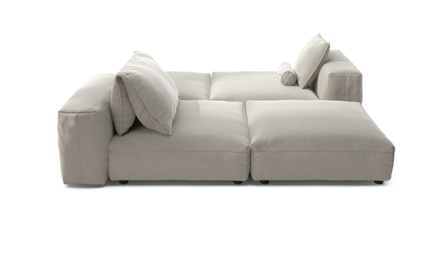 vetsak | Sofa Set 08 - Daybed - Suave - Clay | Modular Sofa | 6 Seater | Outdoor Island | Double lounger