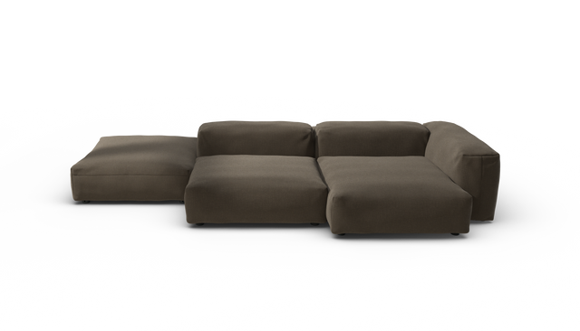 vetsak | Sofa Set 09 - The Island - Breeze - Brown | Modular Sofa | 7 Seater | Sofa Island