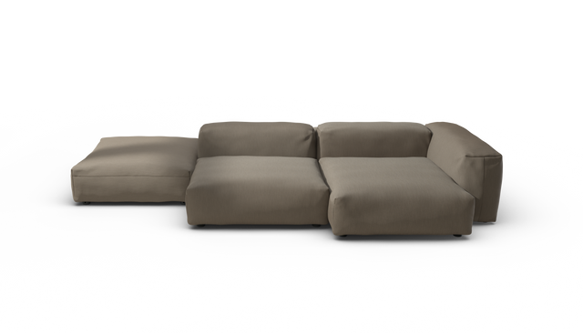 vetsak | Sofa Set 09 - The Island - Terrain - Driftwood | Modular Sofa | 7 Seater | Sofa Island