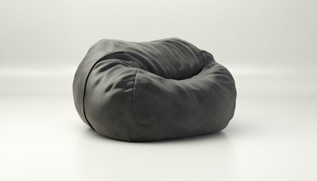 vetsak | Beanbag Large - Leather - Dark Grey