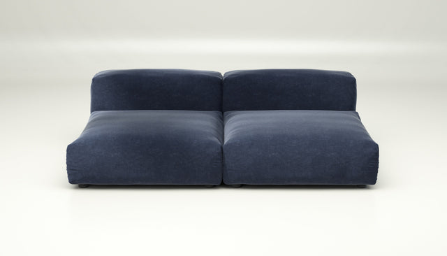 vetsak | Sofa Set 01 Large - Suave - Navy | Modular Sofa | 3.5 Seater