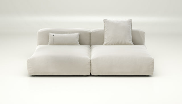vetsak | Sofa Set 01 Large - Suave - Pearl | Modular Sofa | 3.5 Seater