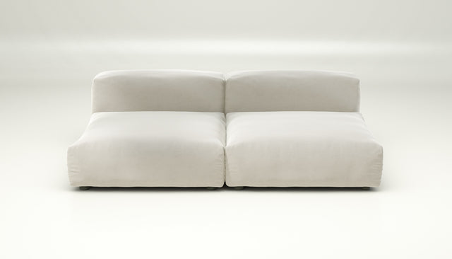 vetsak | Sofa Set 01 Large - Suave - Pearl | Modular Sofa | 3.5 Seater