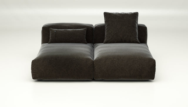 vetsak | Sofa Set 01 Medium - Suave - Anthracite | Modular Sofa | 2.5 Seater