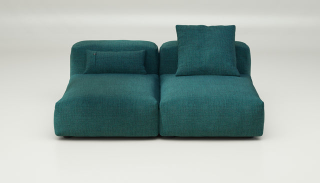 vetsak | Sofa Set 01 Medium - Pique - Cedar | Modular Sofa | 2.5 Seater