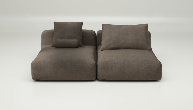 vetsak | Sofa Set 01 XLarge - Pique - Taupe | Modular Sofa | 3.5 Seater