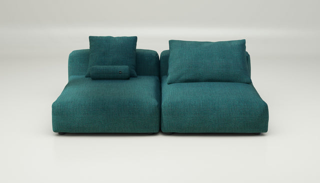 vetsak | Sofa Set 01 XLarge - Pique - Cedar | Modular Sofa | 3.5 Seater