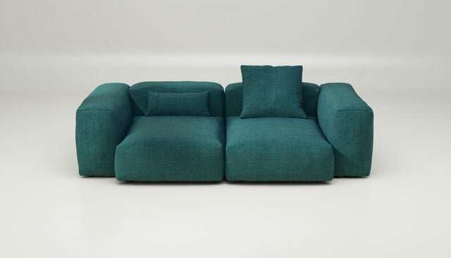 vetsak | Sofa Set 02 Medium - Pique - Cedar | Modular Sofa | 2.5 Seater | Big Sofa