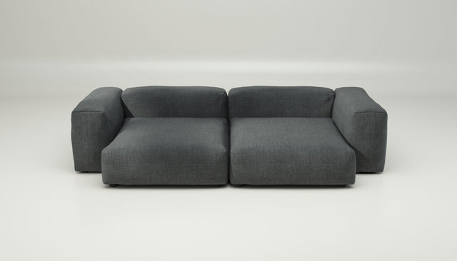 vetsak | Sofa Set 02 XLarge - Pique - Dark Grey | Modular Sofa | 3.5 Seater | Big Sofa