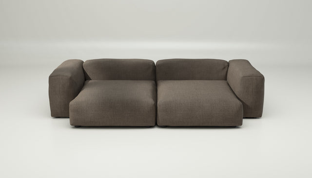 vetsak | Sofa Set 02 XLarge - Pique - Taupe | Modular Sofa | 3.5 Seater | Big Sofa