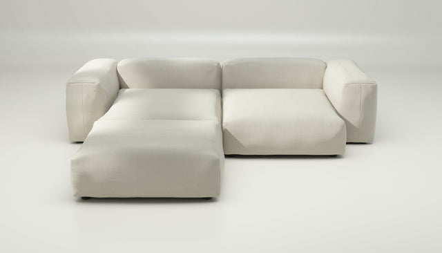 vetsak | Sofa Set 03 - Pique - Creme | Modular Sofa | 3.5 Seater | Big Sofa | Corner Sofa